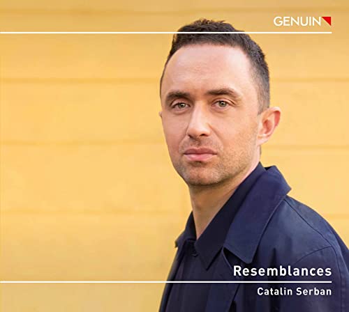 CD cover featuring portrait of Catalin Serban, a man with short dark hair.