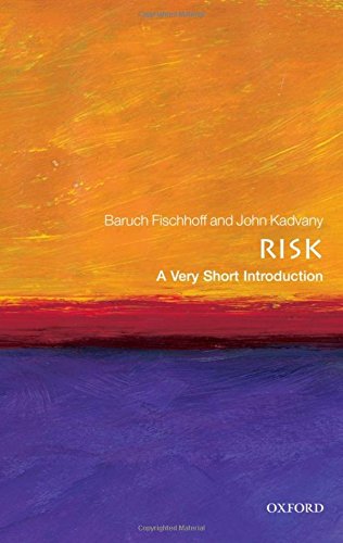 Book cover: "Risk," authors Fischhoff and Kadvaný, Oxford University Press.