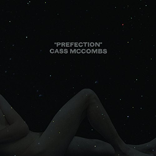 Cass McCombs “Prefection” CD cover: dark space with legs and text.