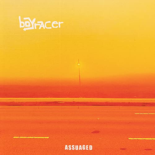 Orange album cover with highway scene and “Boyracer - Assuaged” text.