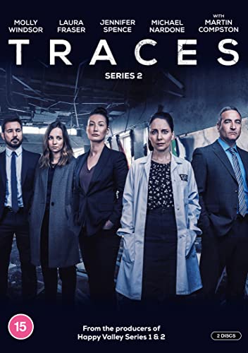 DVD cover for “Traces Series 2” featuring five serious-looking actors.