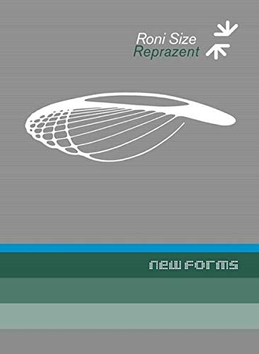 CD cover for Roni Size & Reprazent’s “New Forms” with abstract white design.