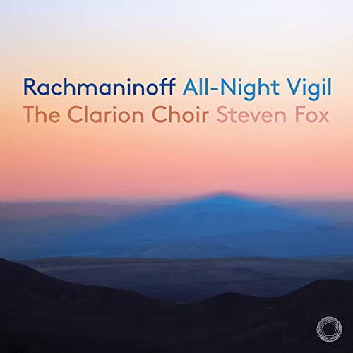 CD cover for Rachmaninoff's All-Night Vigil by The Clarion Choir.