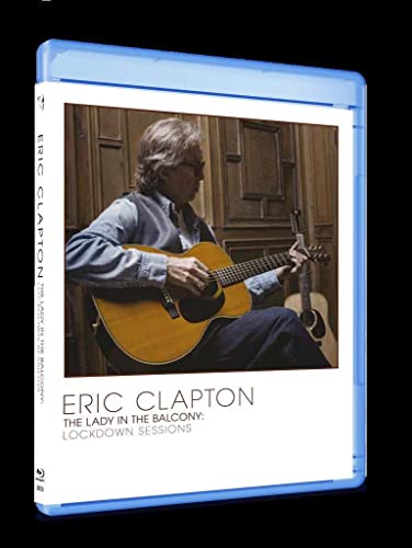 Eric Clapton playing acoustic guitar on a Blu-ray case.