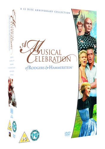 DVD box set cover with images of actors and "A Musical Celebration" title.