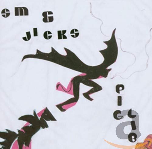CD cover for Stephen Malkmus’ “Pig Lib” featuring a black dragon illustration.