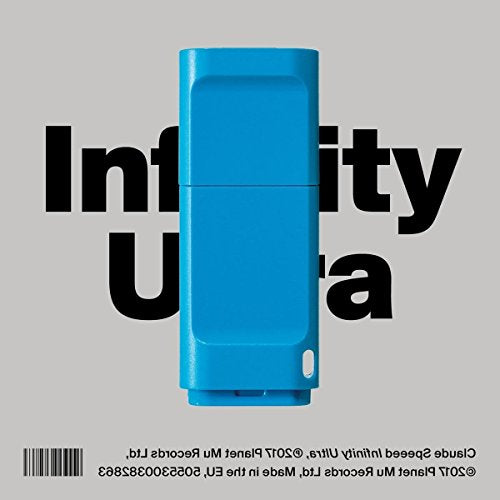 Blue cassette tape centered on a white background with bold black text.