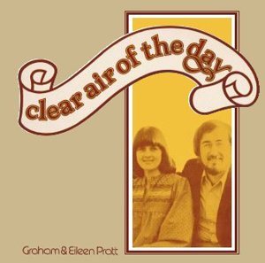 Album cover with sepia-toned photo of couple and banner reading "clear air of the day".