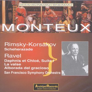 CD cover with 'MONTEUX' in white, featuring a black and white portrait and artwork.