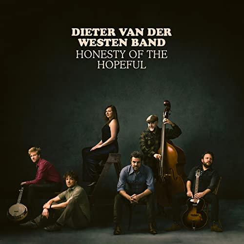 CD cover featuring a band with a woman, guitar, and double bass.
