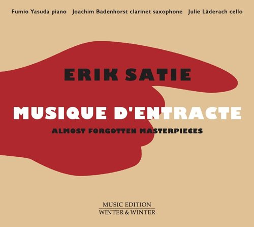 A CD cover featuring a red handprint on a beige background with text.