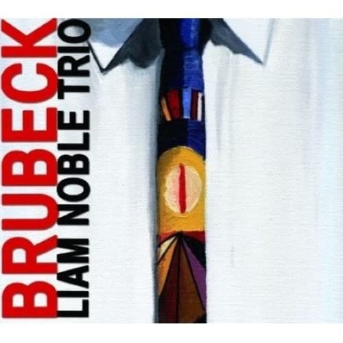 CD cover for Liam Noble Trio's "Brubeck" featuring a patterned tie.