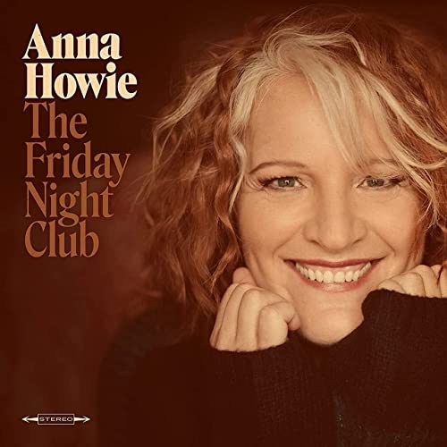 Anna Howie album cover: smiling woman with curly, highlighted hair.