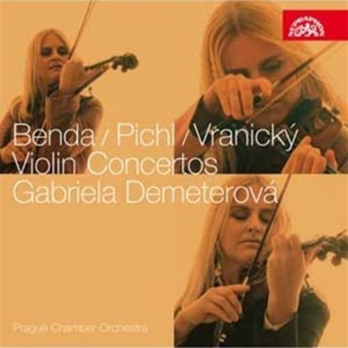 CD cover featuring a violinist, Gabriela Demeterova, and text details.