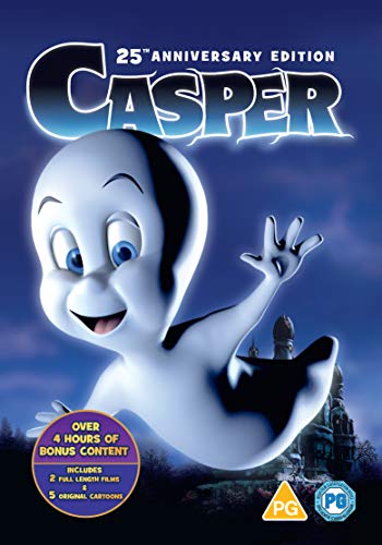 Casper the friendly ghost on the cover of a DVD.