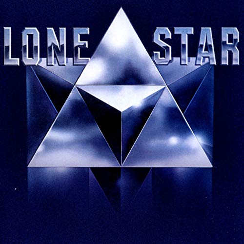 CD cover for Lone Star, featuring a blue geometric triangle design.
