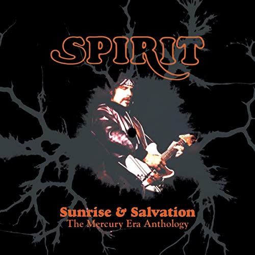 CD cover for Spirit’s “Sunrise & Salvation” featuring a guitarist.