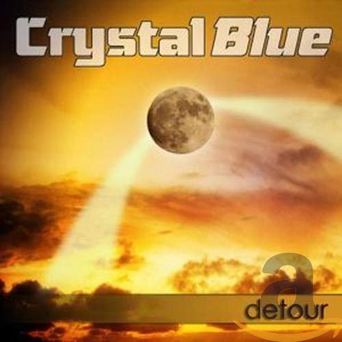 CD cover for Crystal Blue’s “Detour” featuring a moonlit landscape.