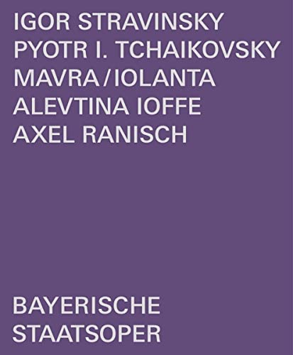 Purple cover displaying composers’ and performers’ names for “Mavra/Iolanta” Blu-ray.