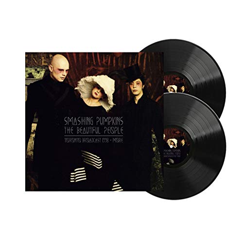 Smashing Pumpkins vinyl record with cover art featuring three pale figures.