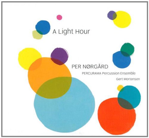 "CD cover with colorful overlapping circles on a white background, featuring text."