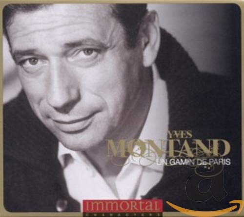 Yves Montand CD cover: close-up portrait of a smiling man.