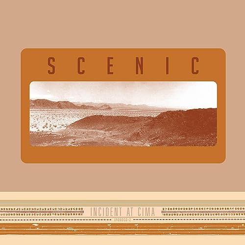 Scenic album cover: desert landscape framed in sepia tones.