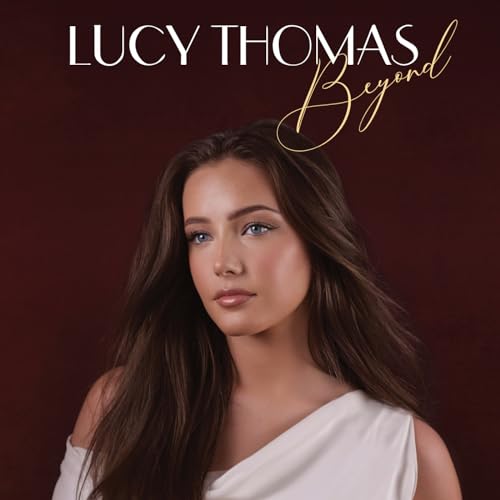 Album cover for Lucy Thomas’ “Beyond” featuring a portrait of the artist.
