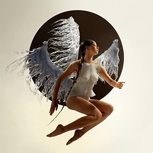 CD cover art featuring a woman with large, translucent wings.