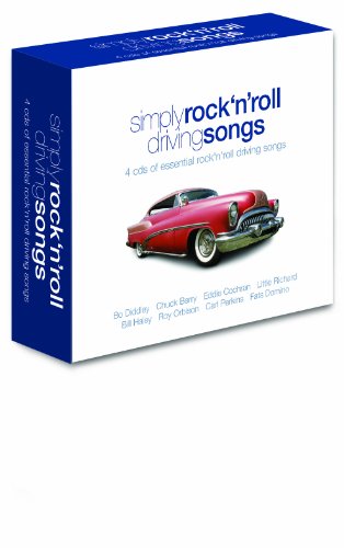 A CD box set with a red vintage car on a white background.