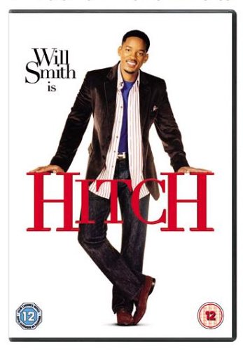 DVD cover featuring Will Smith with "HITCH" in red letters on a white background.