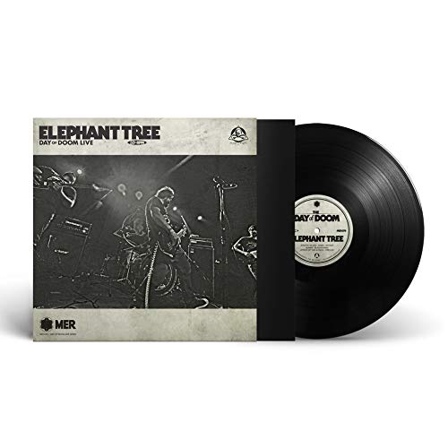Elephant Tree “Day Of Doom Live” vinyl record with band photo cover.