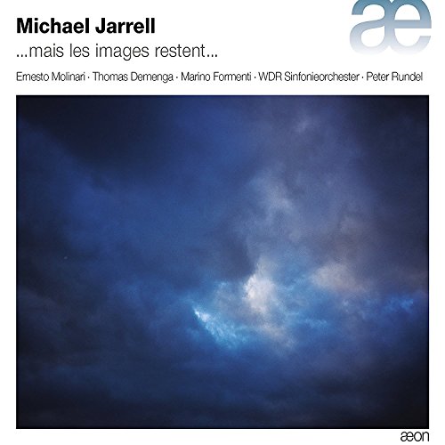 "CD cover with cloudy sky image and text 'Michael Jarrell' and names."