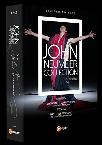 "Black box set with dancer in red and black costume on the cover."