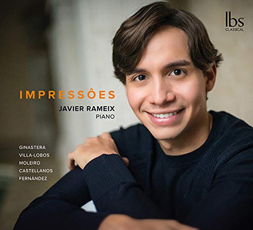 CD cover featuring pianist Javier Rameix and album title "Impressoes".