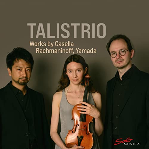 CD cover featuring three musicians with violin, cello, and piano.