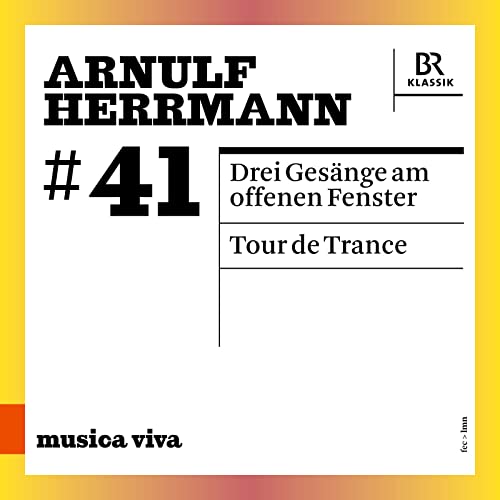 CD cover for Arnulf Herrmann #41 featuring Drei Gesänge am offenen Fenster.