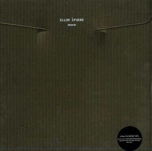 Dark green vinyl record jacket with text “Illum Sphere” and a black sticker.