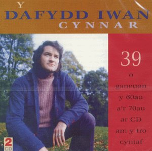 CD cover for Dafydd Iwan’s “Y Cynnar” featuring a portrait of the artist.