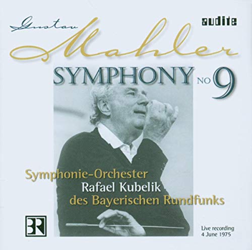 CD cover featuring a conductor with a baton, titled "Mahler Symphony No 9".
