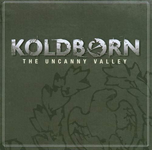 CD cover for “The Uncanny Valley” with textured, leafy design.