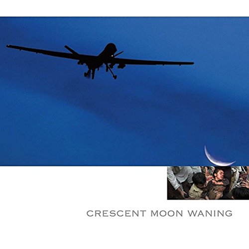 CD cover: airplane silhouette, crescent moon, and group of people pictured.