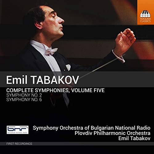 CD cover: Emil Tabakov conducting, with text listing symphonies.