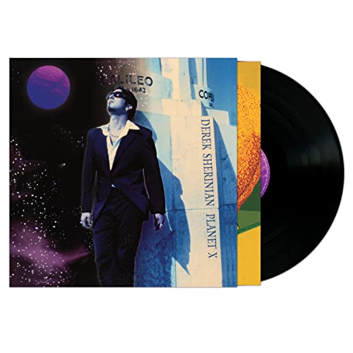 Derek Sherinian “Planet X” vinyl record and album cover with a man.
