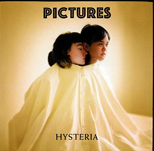 Album cover with two women in a yellow shirt against a yellow background.