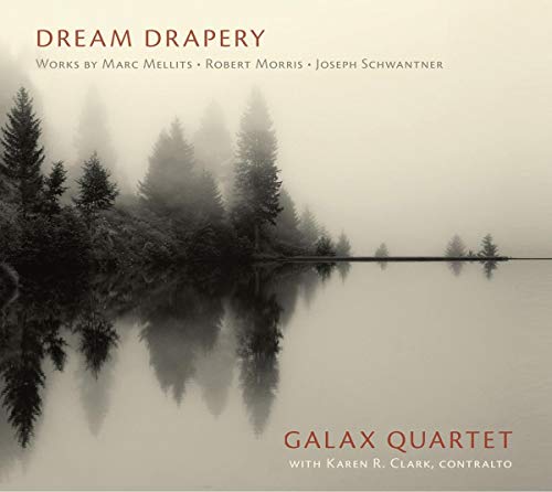 CD cover featuring a serene lake scene with misty trees and calm water reflection.