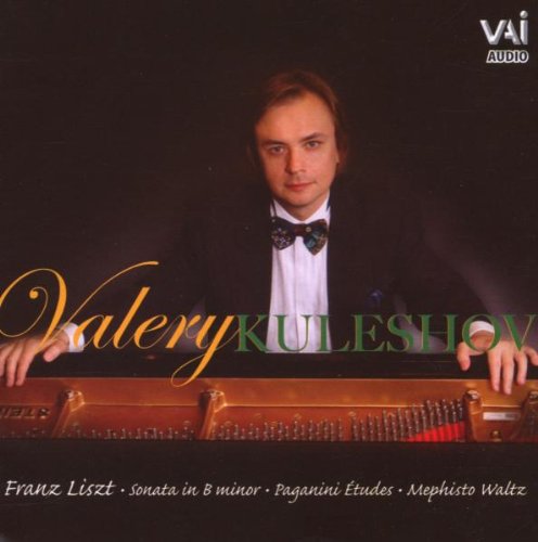 CD cover featuring pianist Valery Kuleshov at a grand piano.