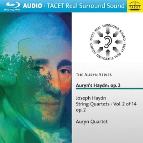 Blu-ray cover featuring a portrait of composer Joseph Haydn and text details.