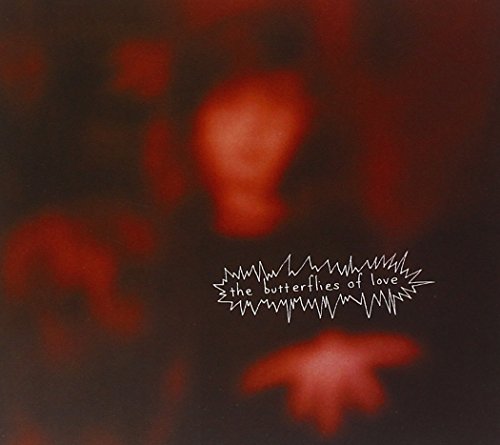 CD cover with blurred red shapes and white text: "the butterflies of love".