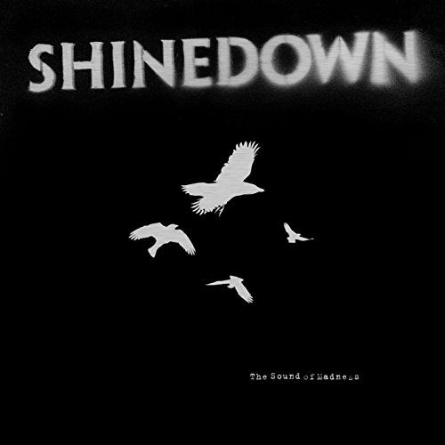 Shinedown album cover: black background with birds in flight, text.
